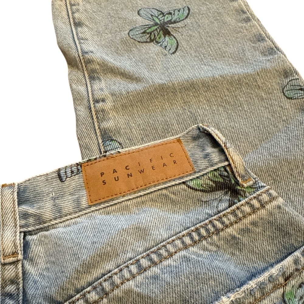 Pacsun Eco Butterfly Print Dad Jeans - Picture 7 of 7